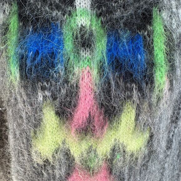 Anthropologie Corey Lynn Calter Mulitcolor Design Wool Crewneck Sweater Small - Picture 2 of 8